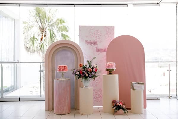 Baptism Flowers Romantic Details