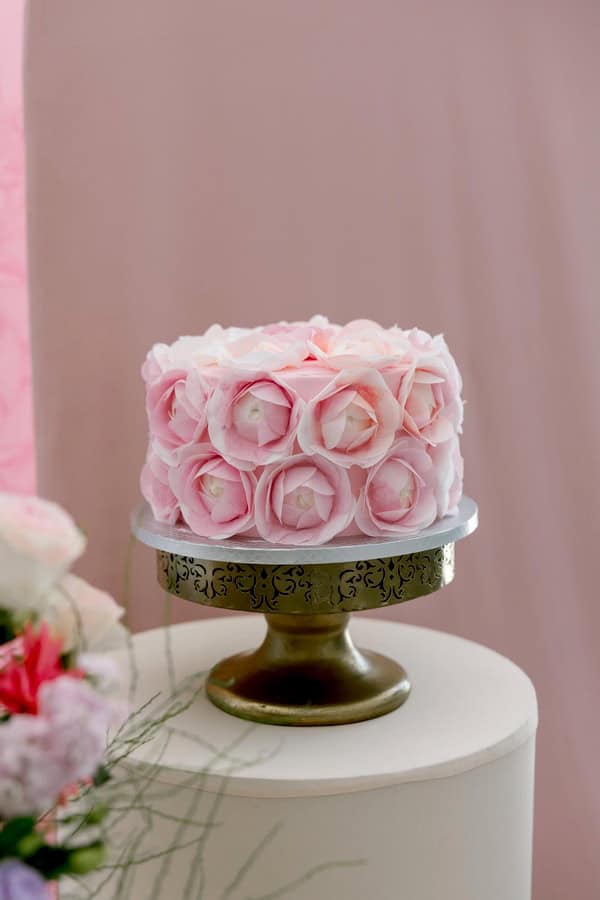 Baptism Flowers Romantic Details