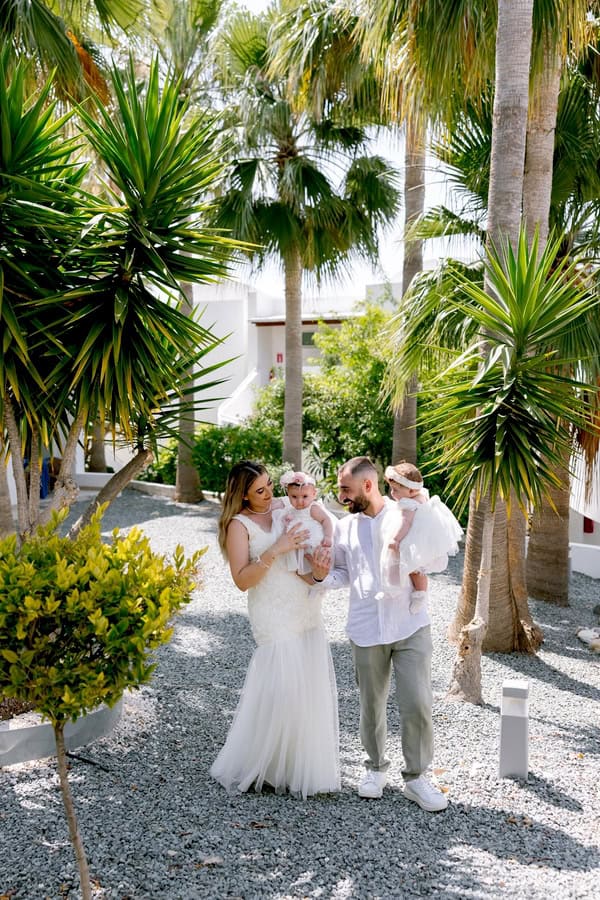 Baptism Flowers Romantic Details