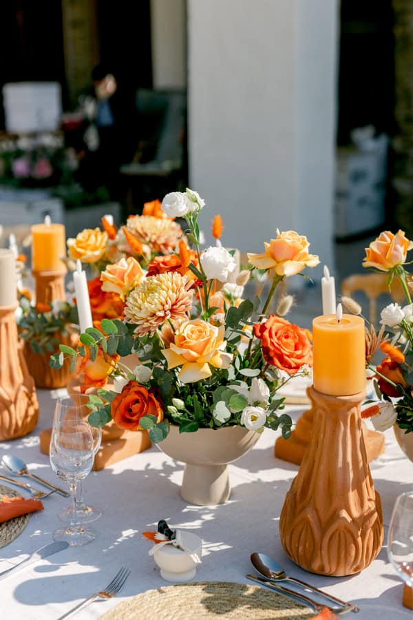 Decoration Ideas Baptism Ceramic Details Impressive Florals