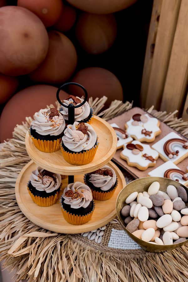 Ideas Boho Rainbow Baptism Earthy Tones Natural Textures