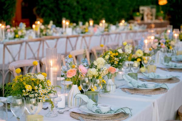 Ideas For Summer Baptism With Rustic Mediterranean Style And Beautiful Flowers