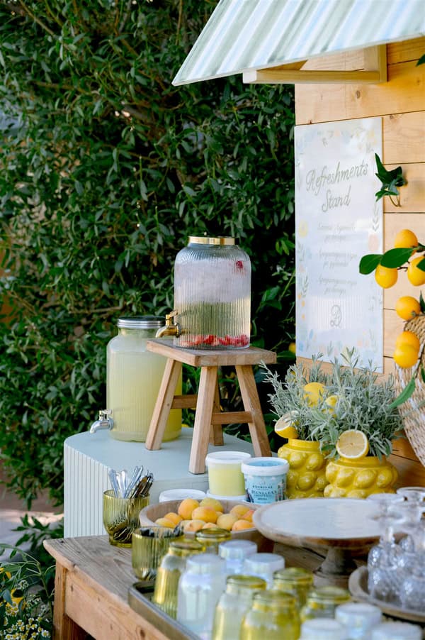 Ideas For Summer Baptism With Rustic Mediterranean Style And Beautiful Flowers