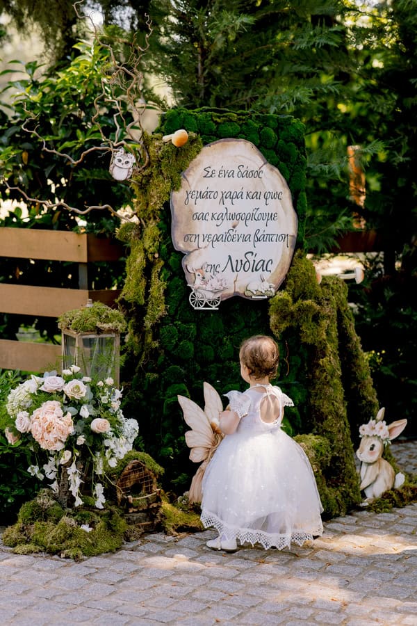 Lovely Decoration Ideas Girl Baptism Enchanted Forest Theme