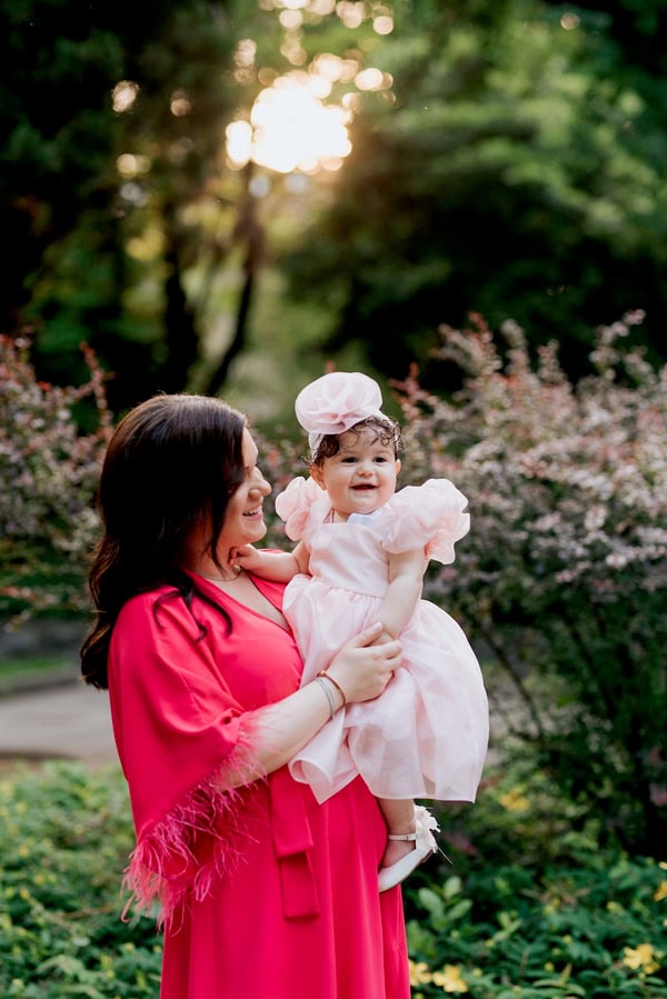 Ideas For Baptism In Red And Pink Tones