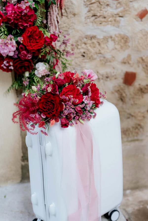 Ideas For Baptism In Red And Pink Tones