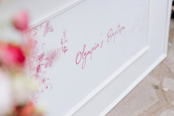 Ideas For Baptism In Red And Pink Tones