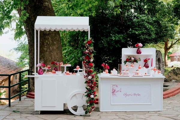 Ideas For Baptism In Red And Pink Tones