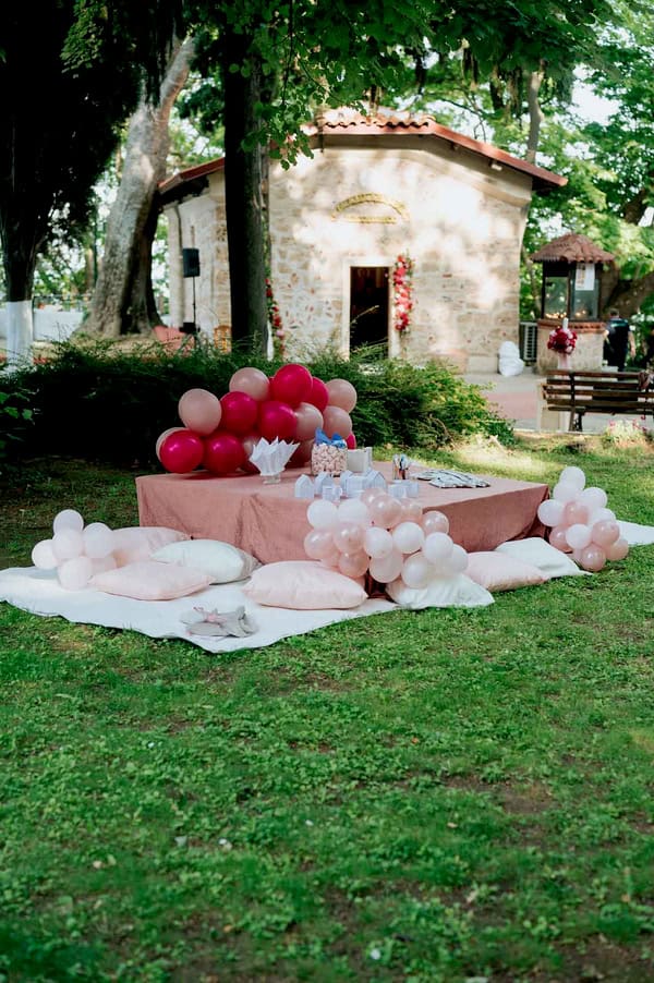 Ideas For Baptism In Red And Pink Tones