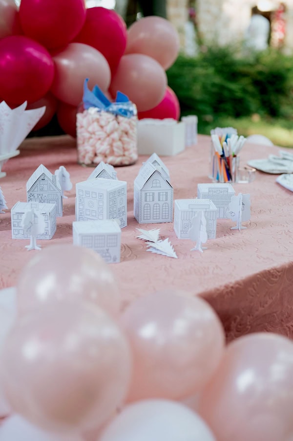 Ideas For Baptism In Red And Pink Tones