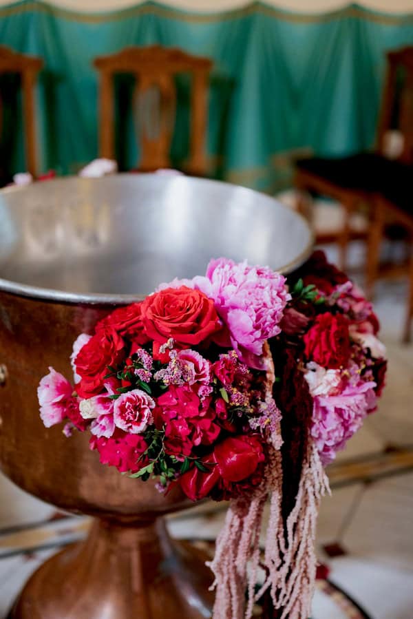 Ideas For Baptism In Red And Pink Tones