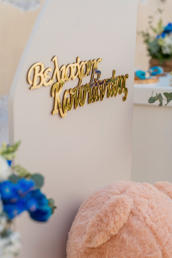 Ideas For Chic Baptism Teddy Bear Hot Air Balloon Theme Playful Details