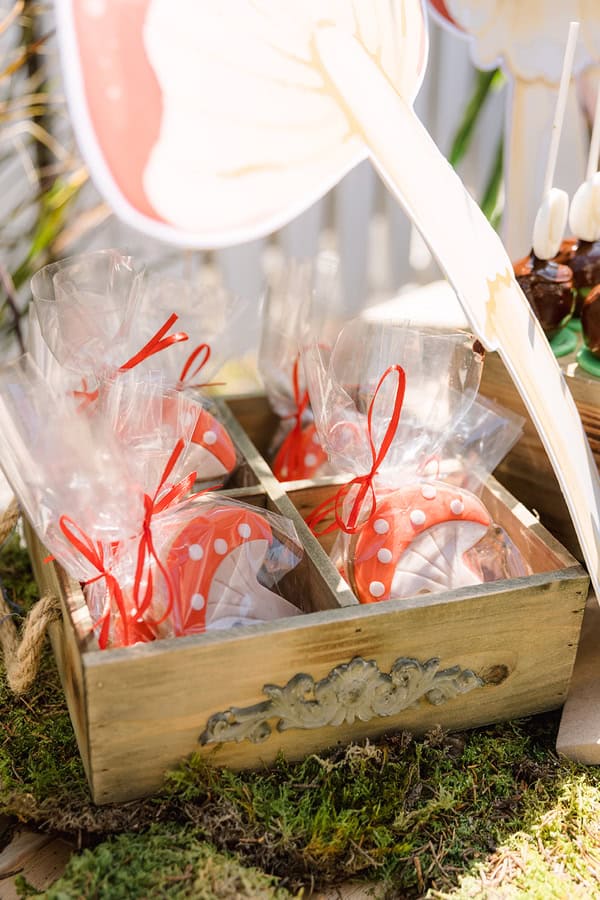 Ideas For Girl Baptism Decoration With Mushrooms And Sunflowers