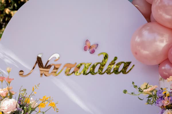 Ideas For Girly Baptism With Pastel Colors And Flowers