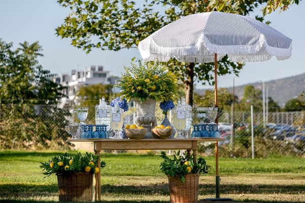 Ideas For Summer Baptism With Sicilian Lemon Theme