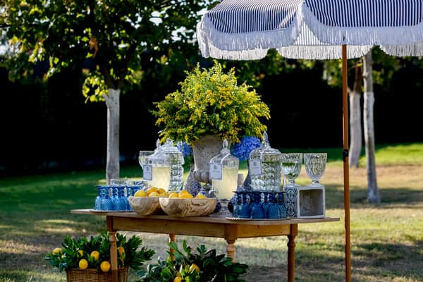 Ideas For Summer Baptism With Sicilian Lemon Theme