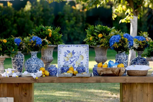Ideas For Summer Baptism With Sicilian Lemon Theme