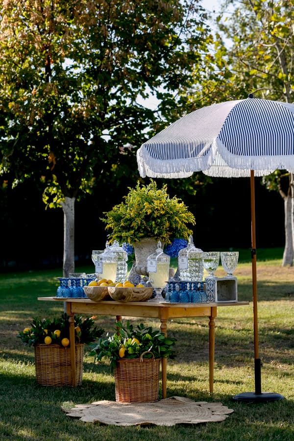 Ideas For Summer Baptism With Sicilian Lemon Theme
