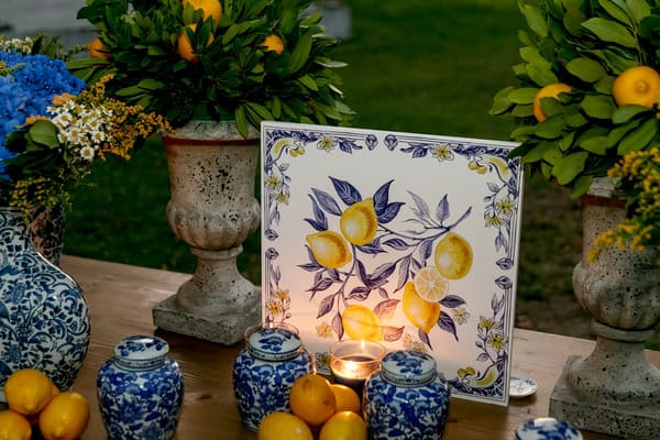 Ideas For Summer Baptism With Sicilian Lemon Theme