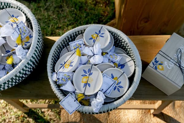 Ideas For Summer Baptism With Sicilian Lemon Theme