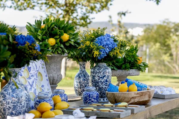 Ideas For Summer Baptism With Sicilian Lemon Theme