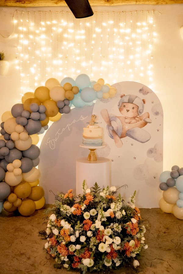 Inspiration For Teddy Bear Aviator Baptism