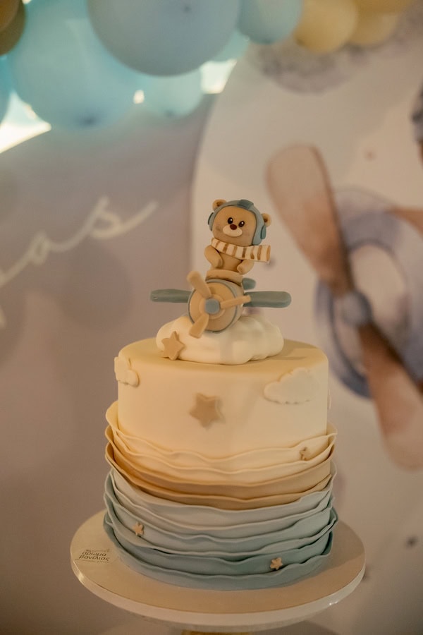 Inspiration For Teddy Bear Aviator Baptism