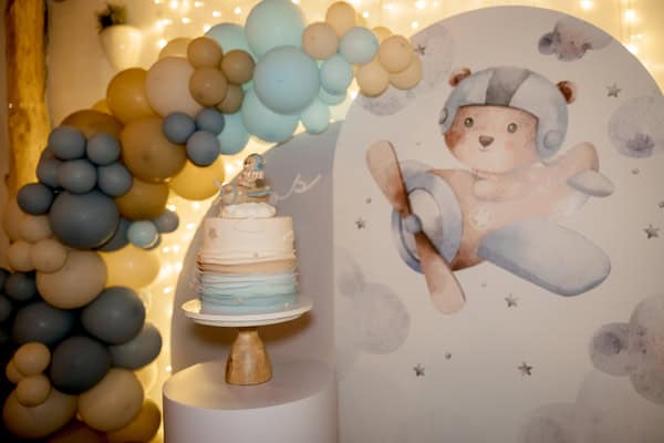 Inspiration For Teddy Bear Aviator Baptism