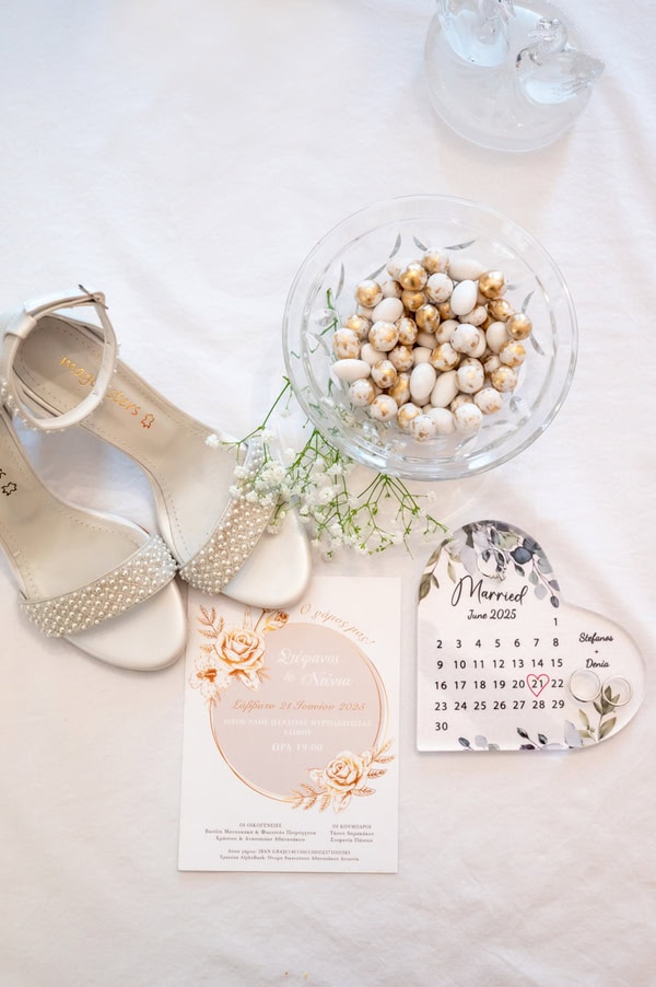 Romantic Summer Wedding With White And Blue Details