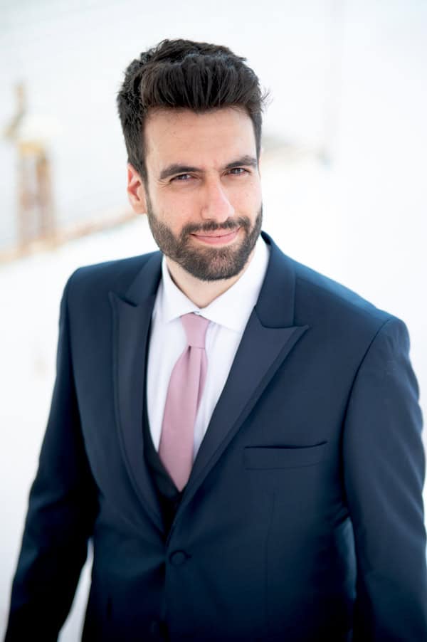 Romantic Summer Wedding With White And Blue Details