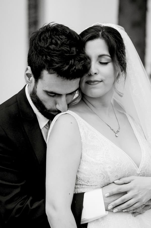 Romantic Summer Wedding With White And Blue Details