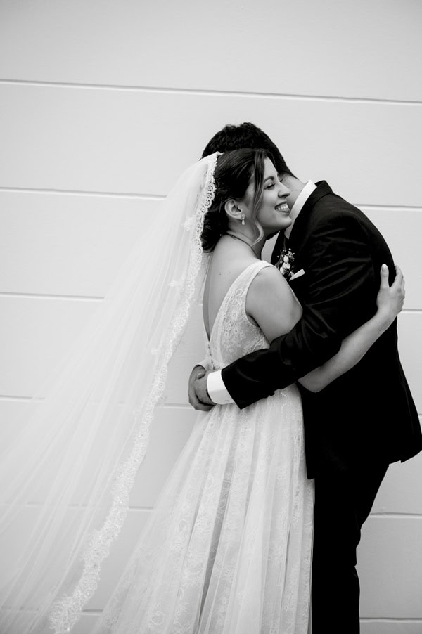 Romantic Summer Wedding With White And Blue Details