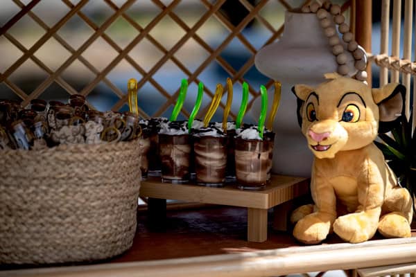 Tropical Boy Baptism Green Shades The Lion King Theme