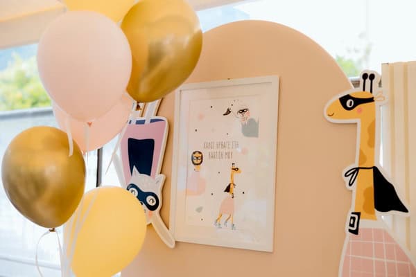 Decoration Ideas Girls Baptism Super Girl Power Theme