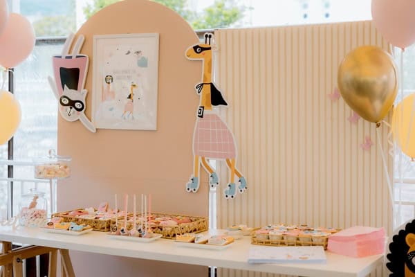 Decoration Ideas Girls Baptism Super Girl Power Theme