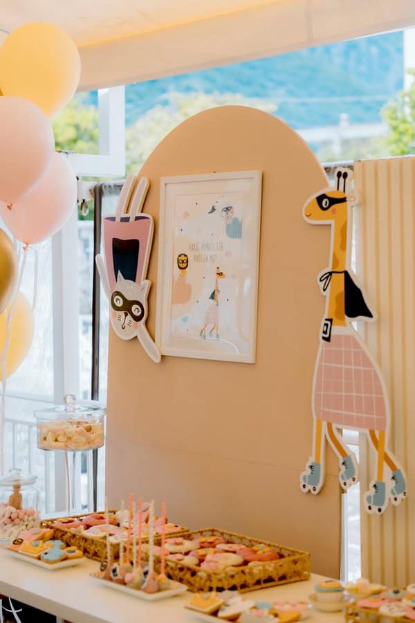 Decoration Ideas Girls Baptism Super Girl Power Theme