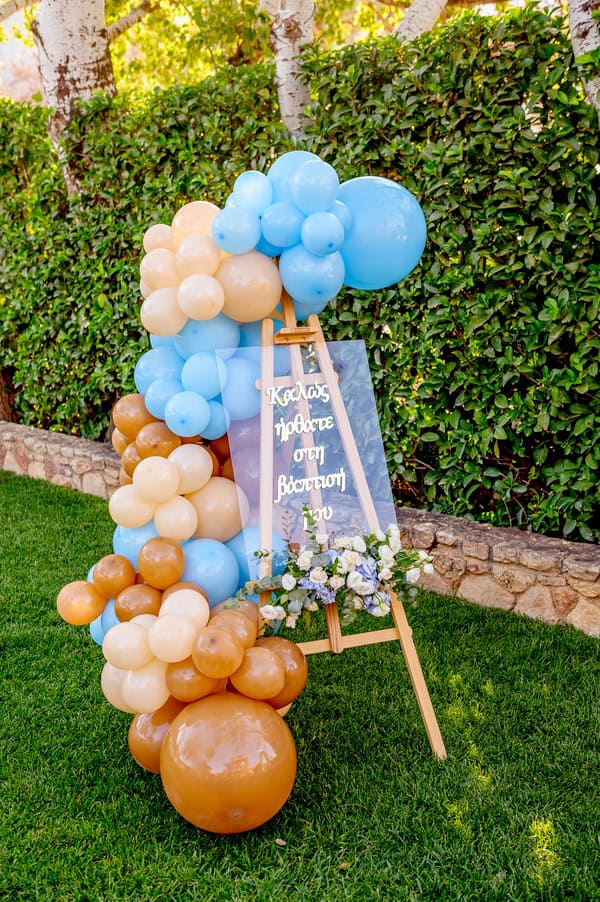 Decorative Ideas Boy Baptism Teddy Bear Theme