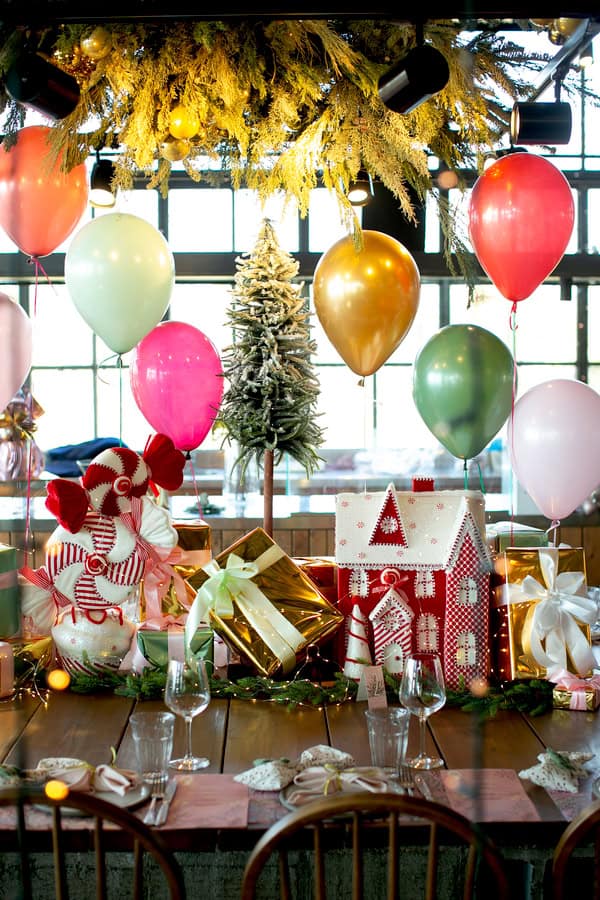 Festive Winter Baptism Decoration