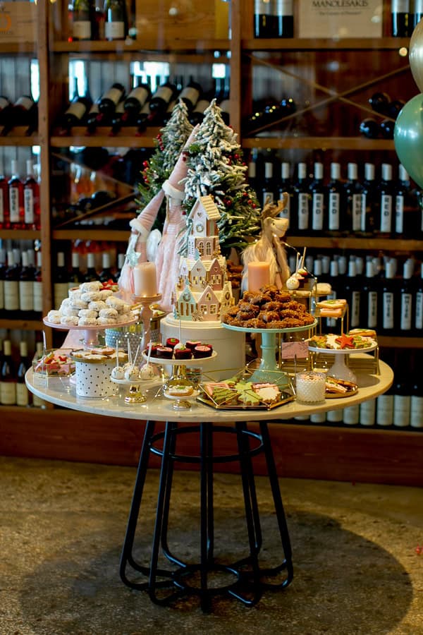 Festive Winter Baptism Decoration