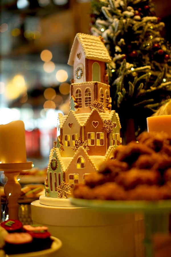 Festive Winter Baptism Decoration