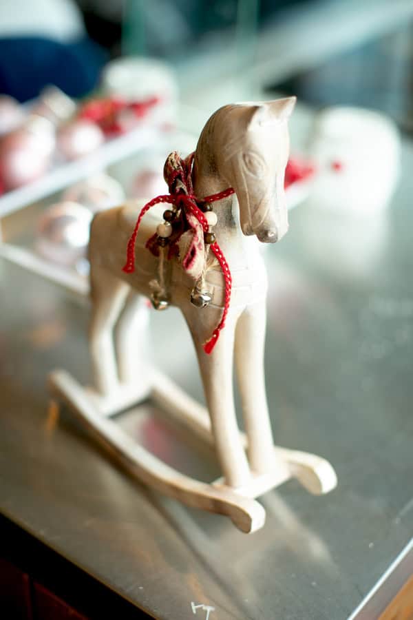 Festive Winter Baptism Decoration