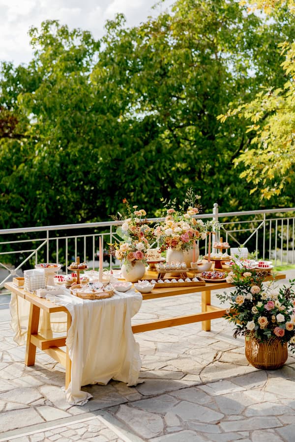 Garden Style Baptism Thessaloniki Rustic Chic Details