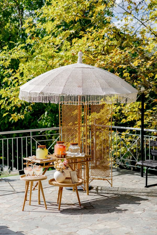 Garden Style Baptism Thessaloniki Rustic Chic Details