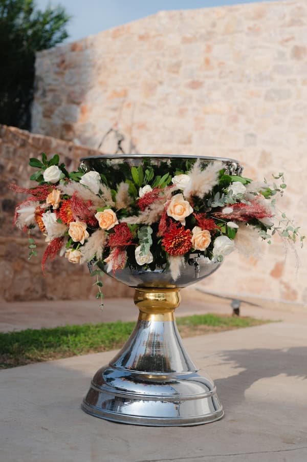 Ideas For Boho Chic Decoration Wedding Baptism Earthy Tones Pampas Grass