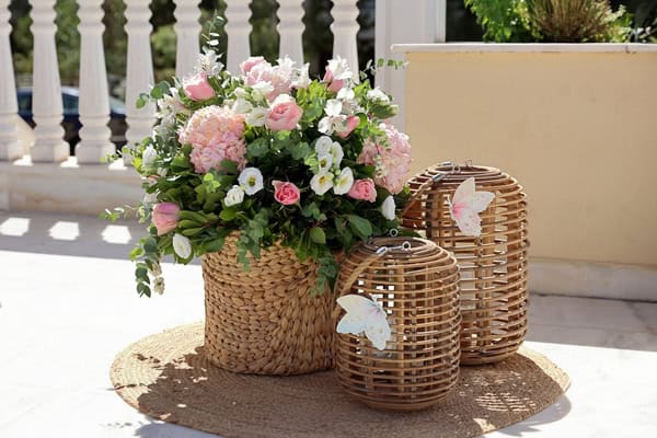 Ideas For Romantic Girly Baptism Soft Pink Butterflies