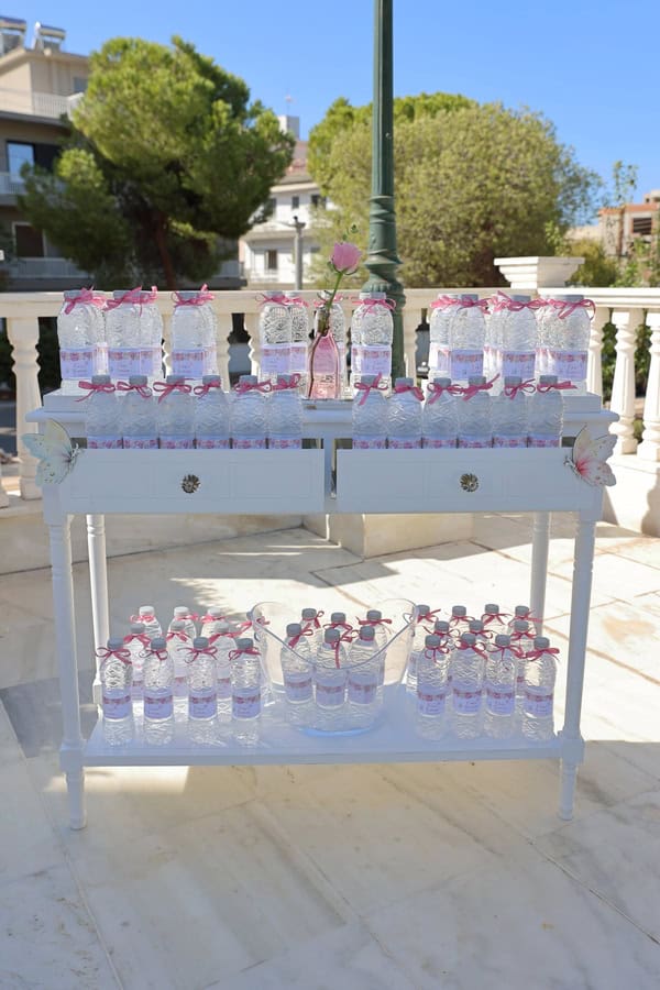 Ideas For Romantic Girly Baptism Soft Pink Butterflies