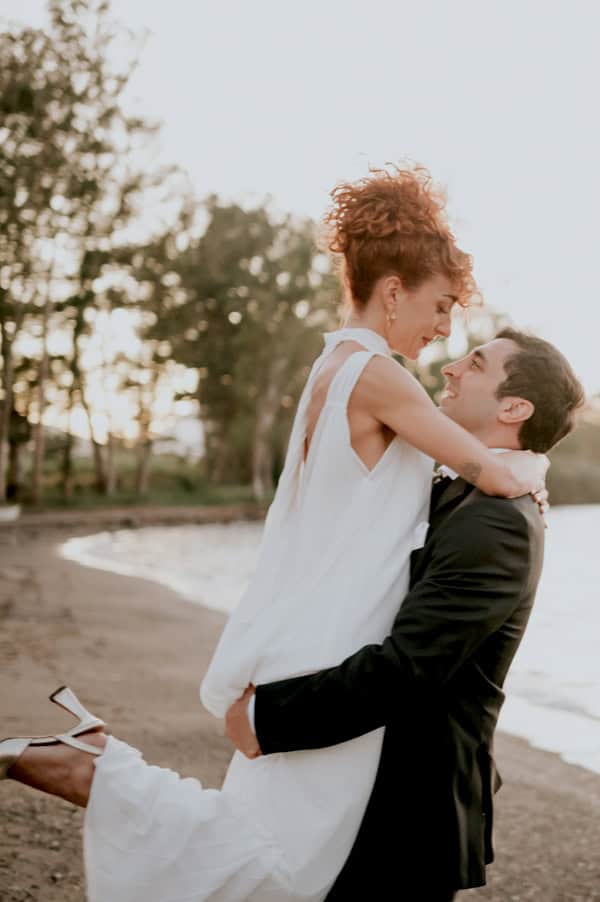 Romantic Wedding With Bright Colors And Wildflowers