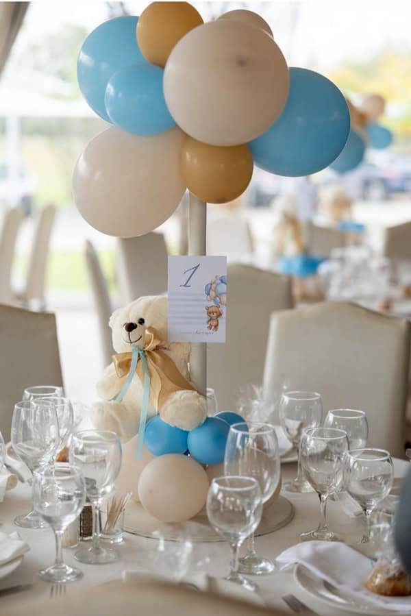 Suggestions For Baptism Decoration Teddy Bear
