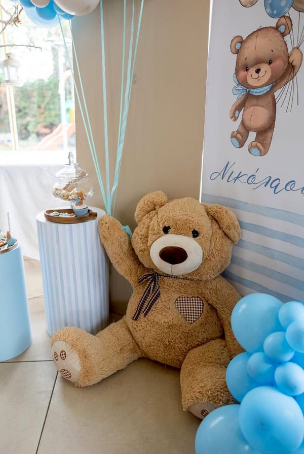 Suggestions For Baptism Decoration Teddy Bear