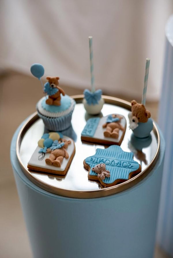 Suggestions For Baptism Decoration Teddy Bear